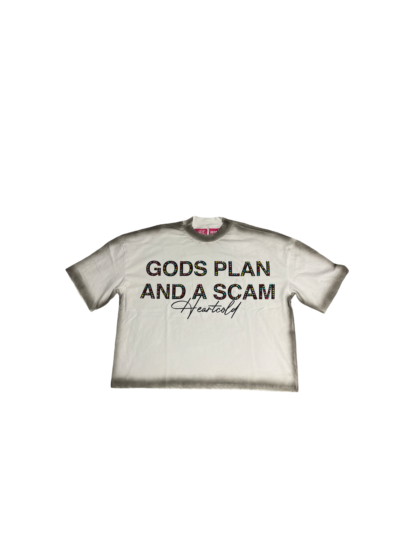 𝕲𝖔𝖉𝖘 𝕻𝖑𝖆𝖓 𝖆𝖓𝖉 𝖆 𝕾𝖈𝖆𝖒 Tee White