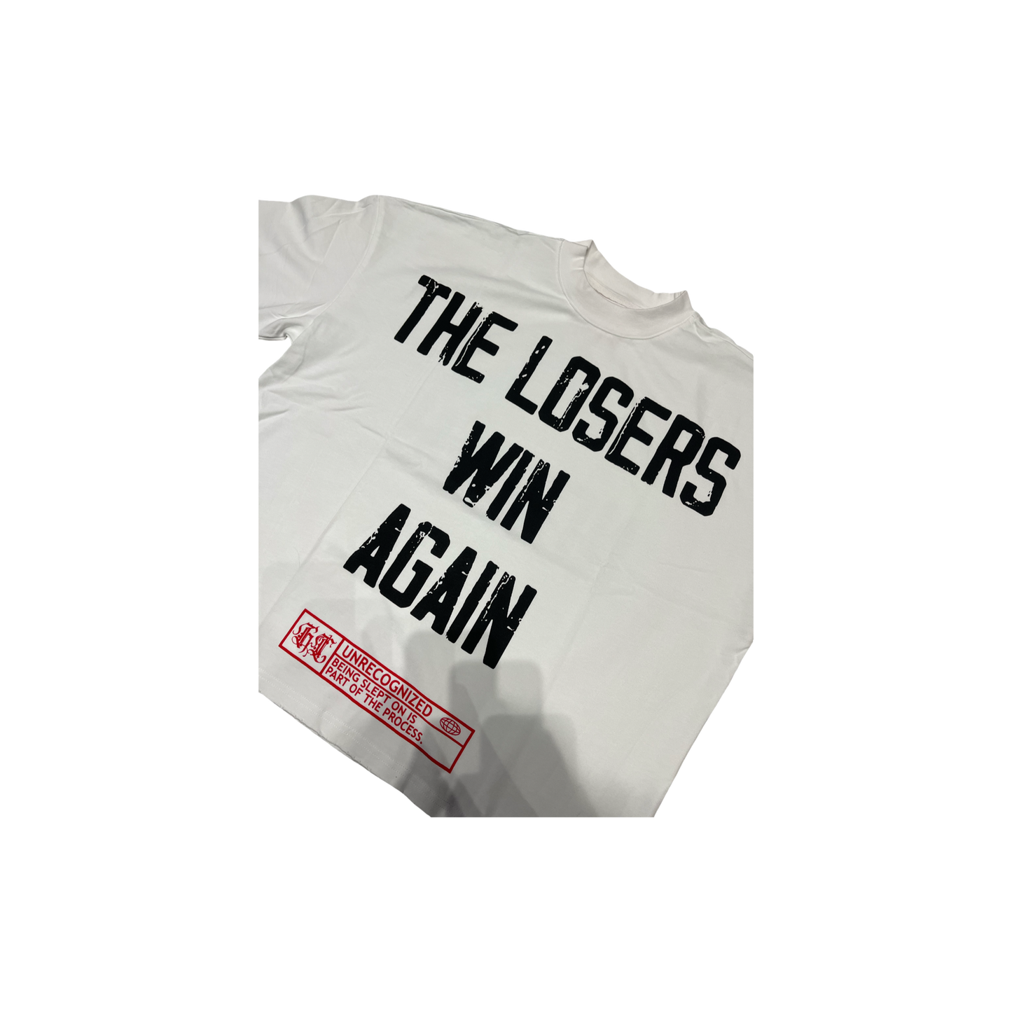 𝕿𝖍𝖊 𝖑𝖔𝖘𝖊𝖗𝖘 Oversized Boxy Tee White