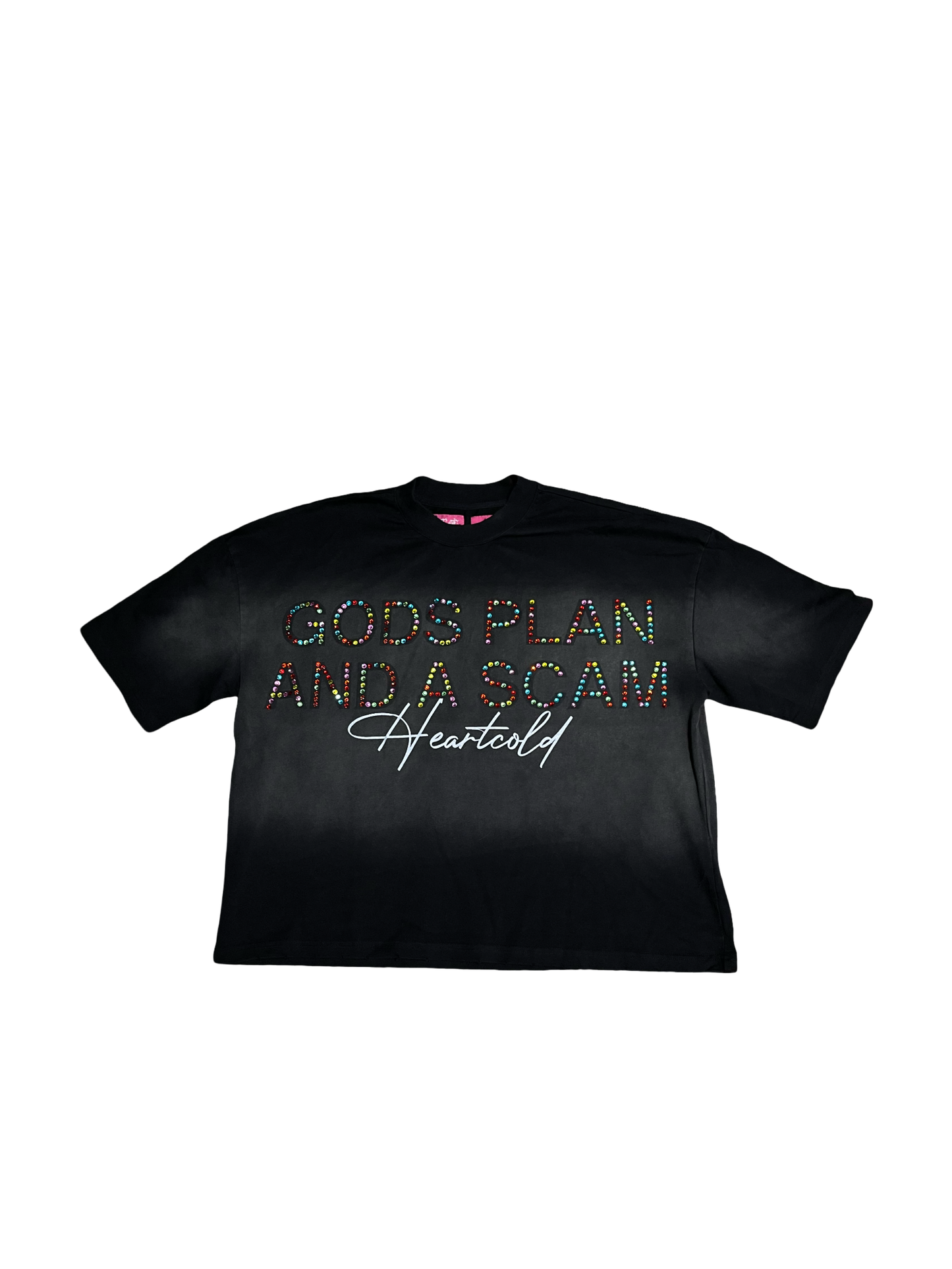 𝕲𝖔𝖉𝖘 𝕻𝖑𝖆𝖓 𝖆𝖓𝖉 𝖆 𝕾𝖈𝖆𝖒 Tee Black