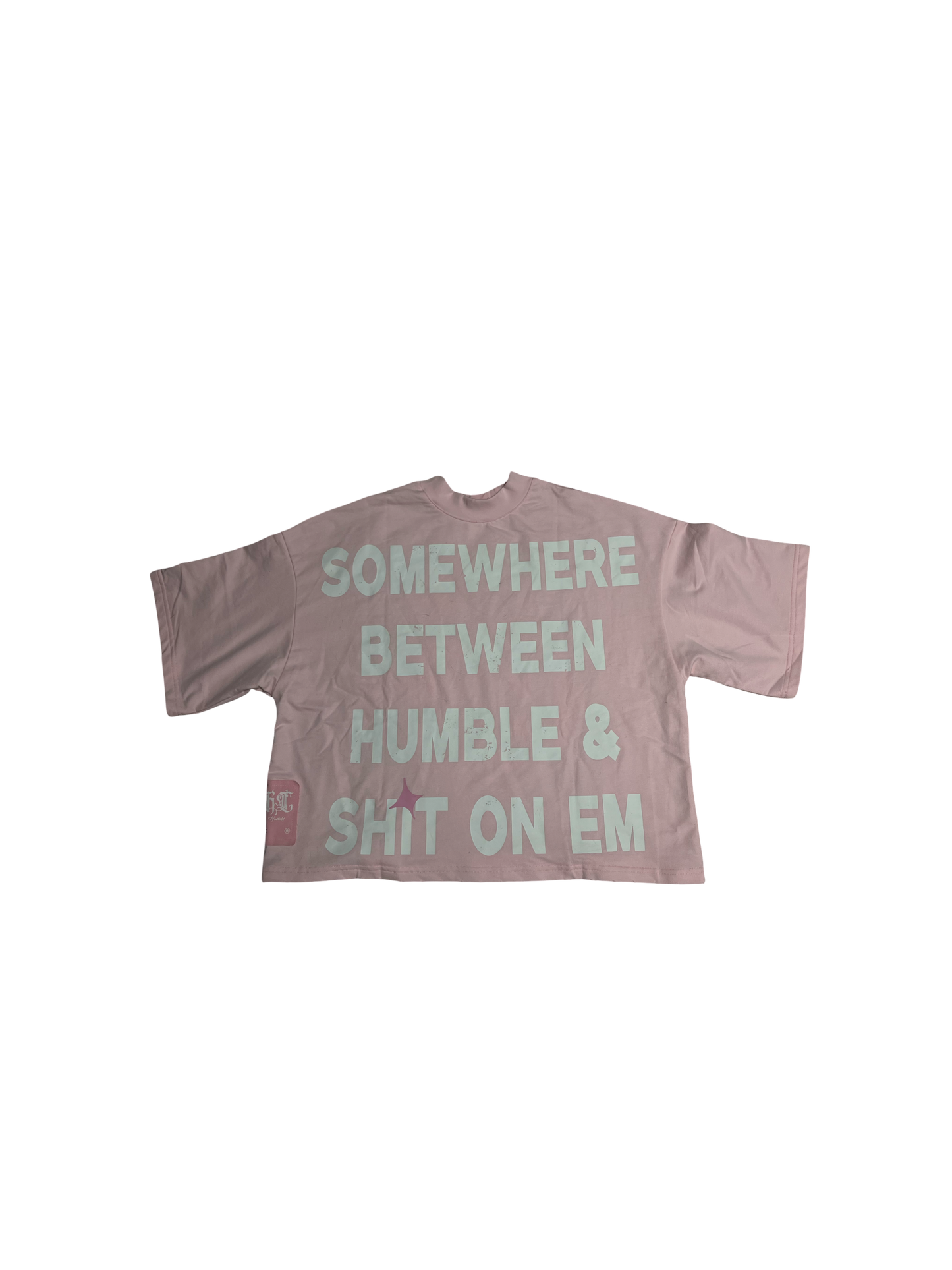 𝕾𝖔𝖒𝖊𝖜𝖍𝖊𝖗𝖊 𝕭𝖊𝖙𝖜𝖊𝖊𝖓 Reversible Tee Pink