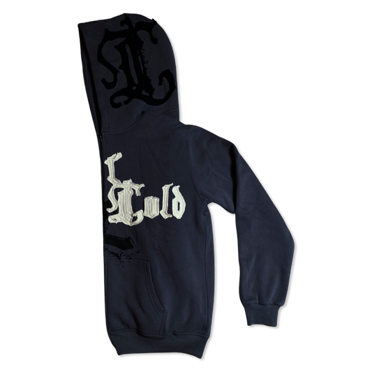 𝕮𝖍𝖊𝖗𝖚𝖇 𝕬𝖓𝖌𝖊𝖑 Zip Up Hoodie Grey