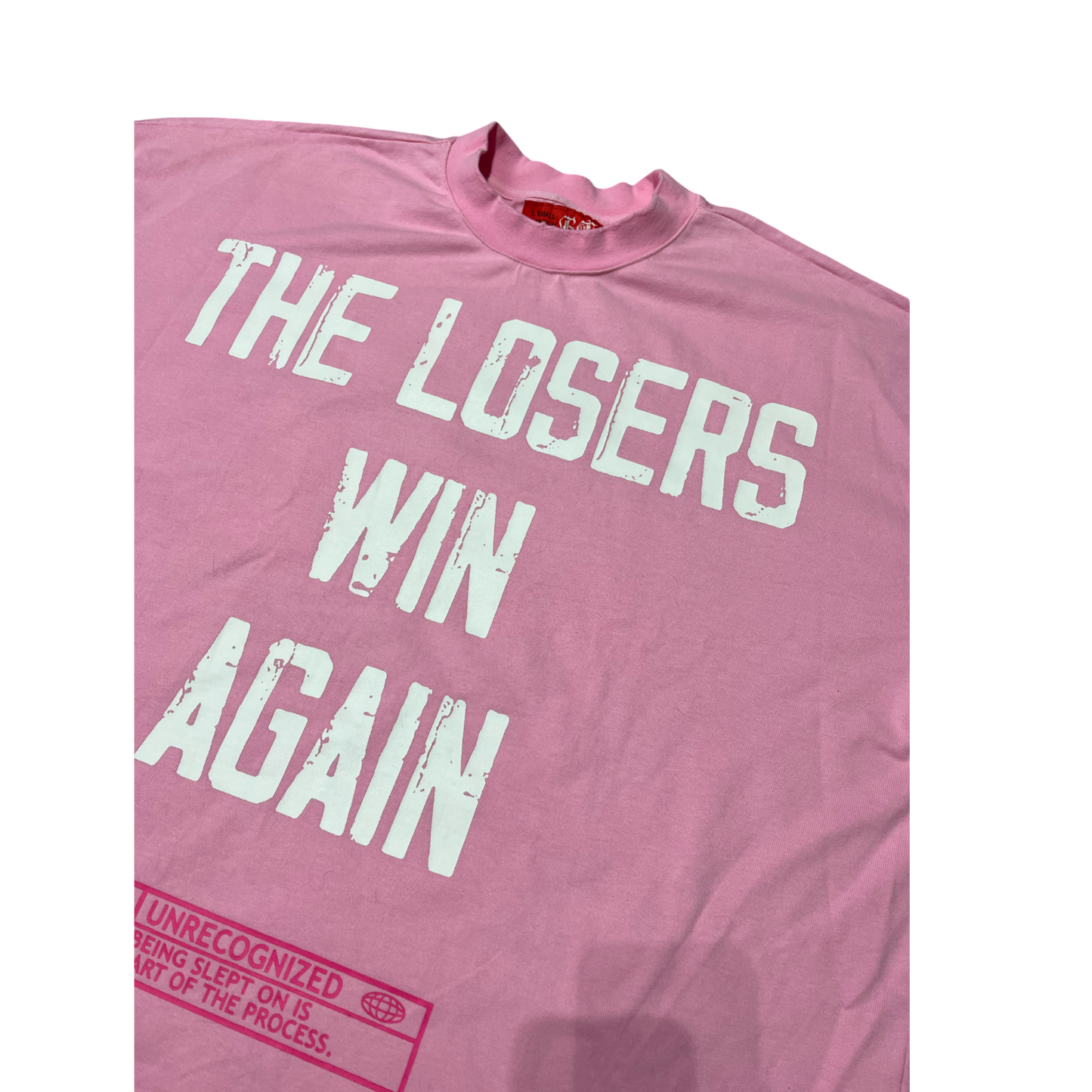 𝕿𝖍𝖊 𝖑𝖔𝖘𝖊𝖗𝖘 Oversized Boxy Tee Pink