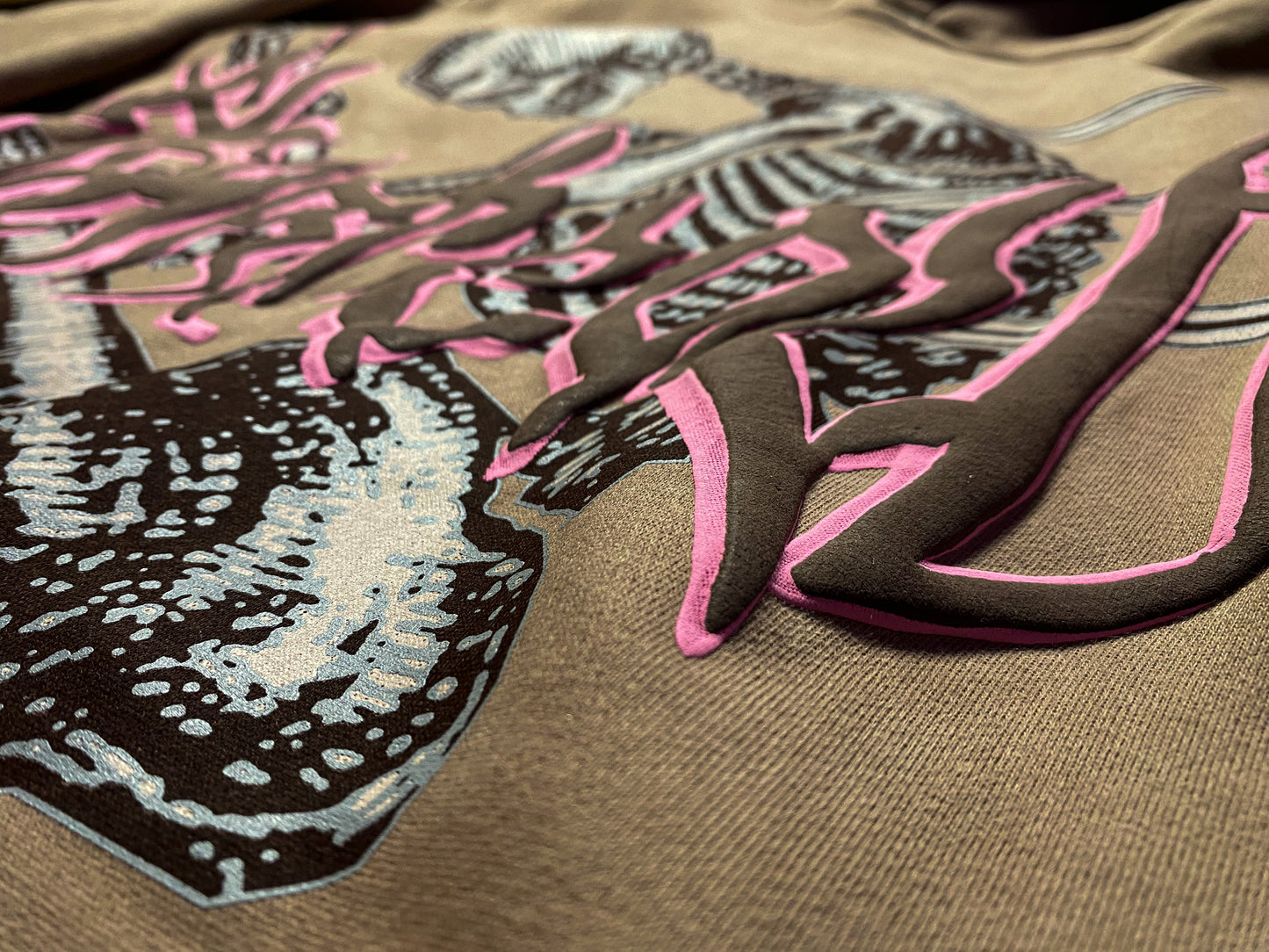 “𝕾𝖐𝖚𝖑𝖑 𝖈𝖗𝖚𝖘𝖍𝖊𝖗” Brown Hoodie