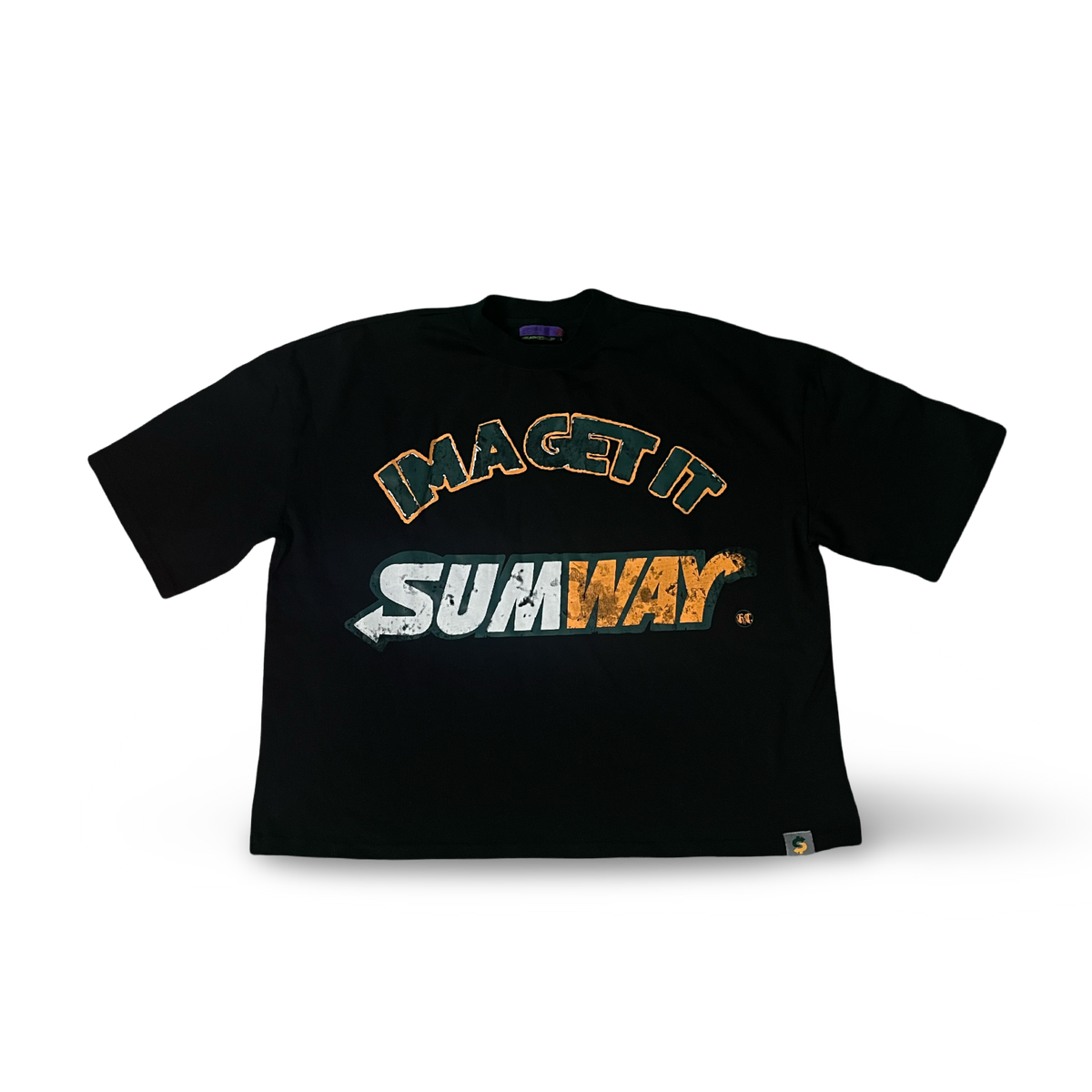 𝕾𝖚𝖒𝖜𝖆𝖞 Boxy Tee Black