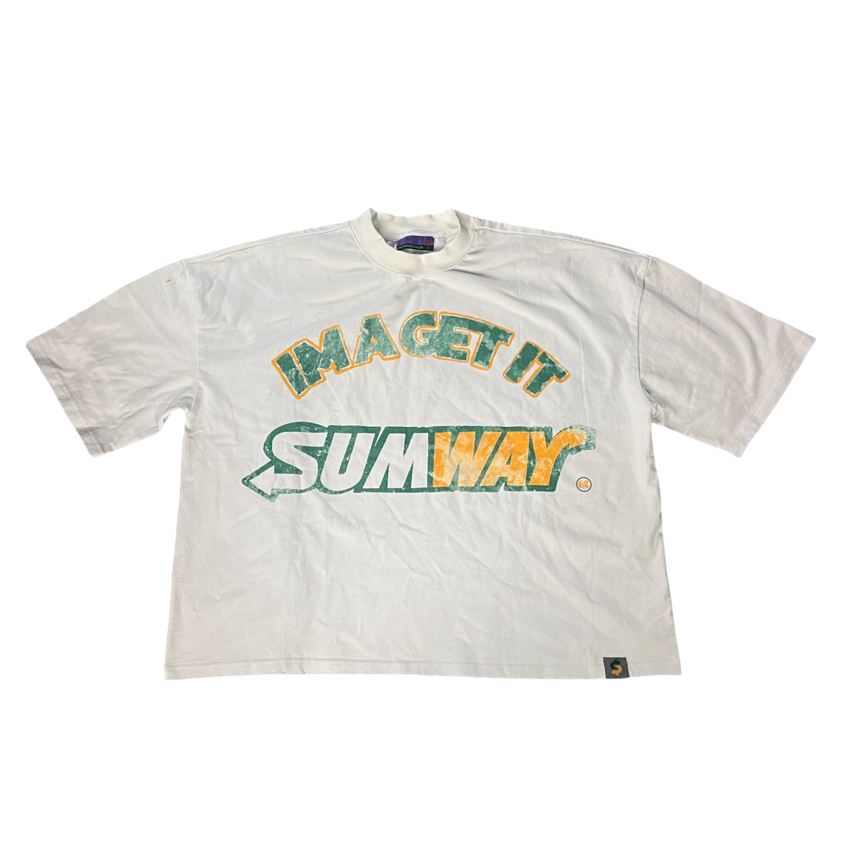 𝕾𝖚𝖒𝖜𝖆𝖞 Boxy Tee White