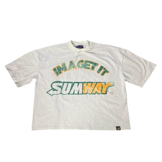 𝕾𝖚𝖒𝖜𝖆𝖞 Boxy Tee White