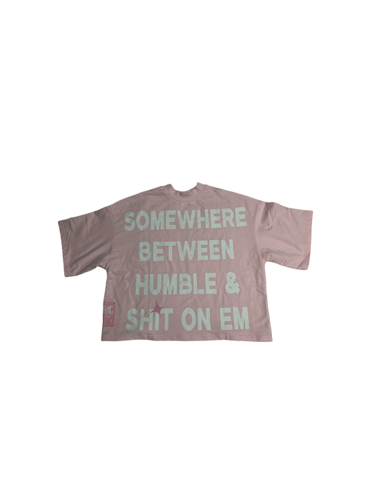 𝕾𝖔𝖒𝖊𝖜𝖍𝖊𝖗𝖊 𝕭𝖊𝖙𝖜𝖊𝖊𝖓 Reversible Tee Pink