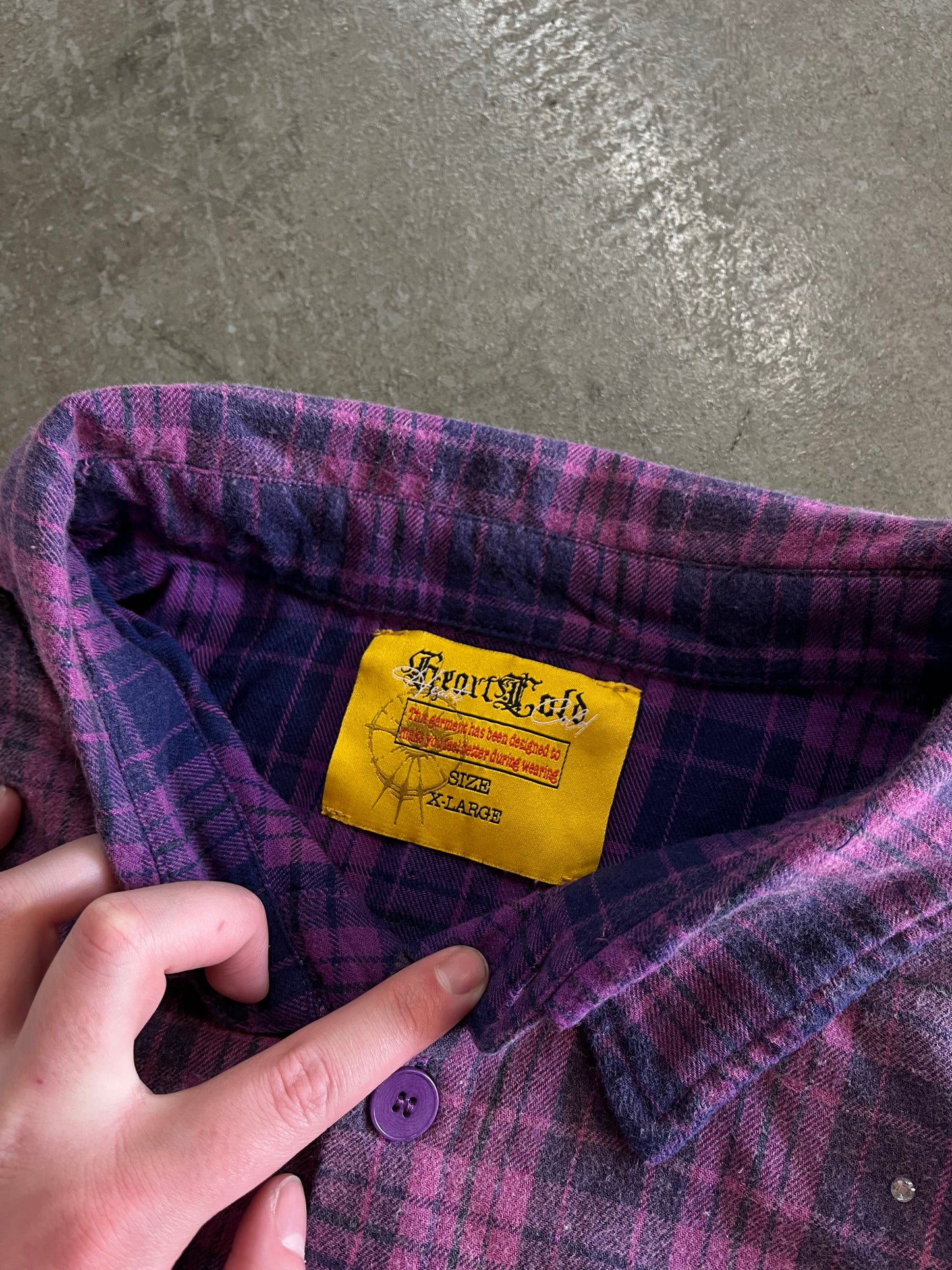 𝕽𝖍𝖎𝖓𝖊𝖘𝖙𝖔𝖓𝖊 Flannel Purple