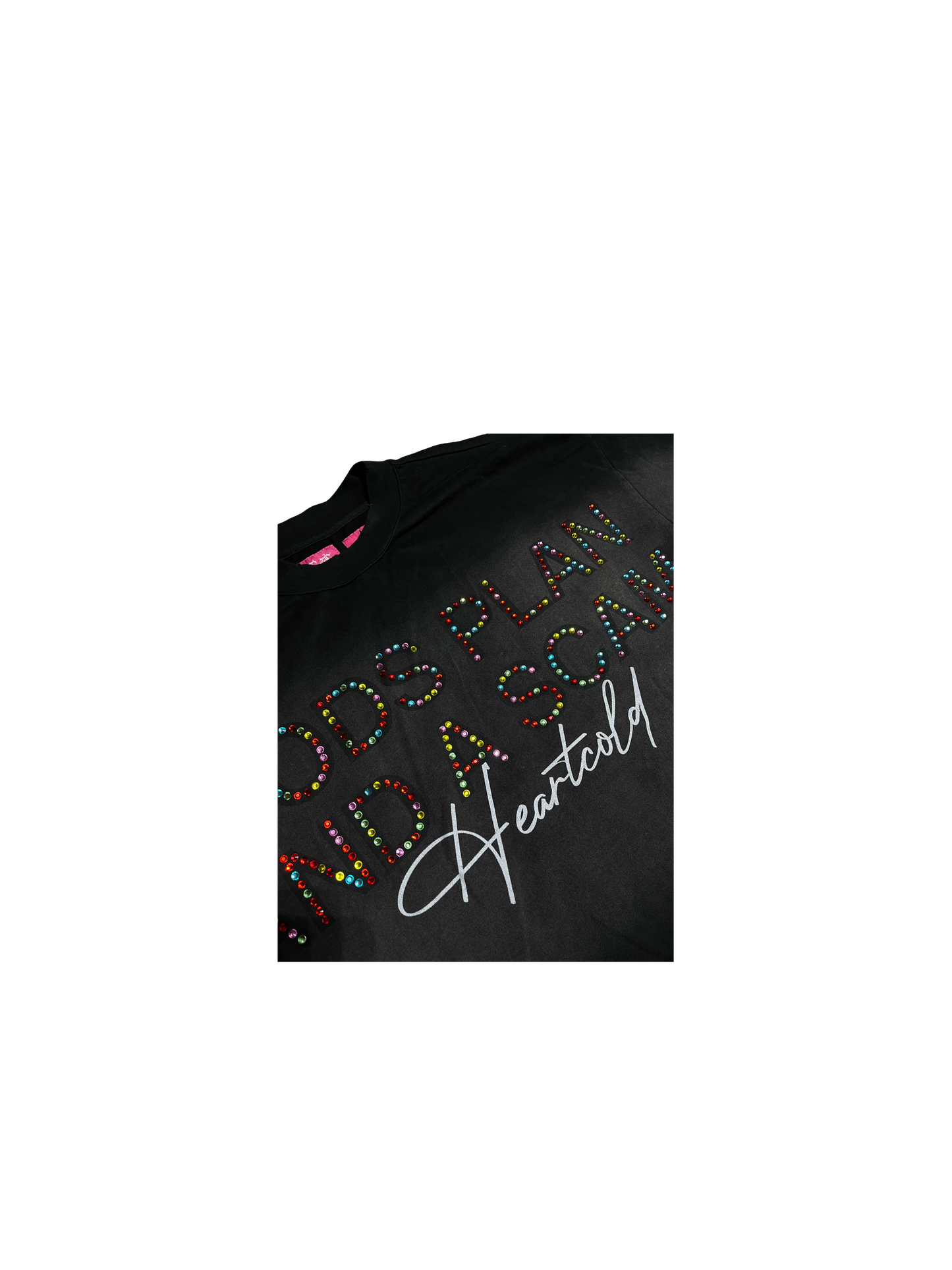 𝕲𝖔𝖉𝖘 𝕻𝖑𝖆𝖓 𝖆𝖓𝖉 𝖆 𝕾𝖈𝖆𝖒 Tee Black