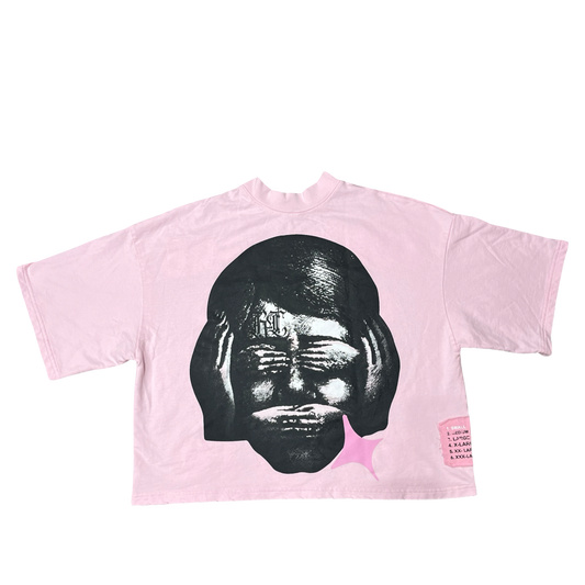 𝕾𝖔𝖒𝖊𝖜𝖍𝖊𝖗𝖊 𝕭𝖊𝖙𝖜𝖊𝖊𝖓 Reversible Tee Pink