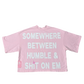 𝕾𝖔𝖒𝖊𝖜𝖍𝖊𝖗𝖊 𝕭𝖊𝖙𝖜𝖊𝖊𝖓 Reversible Tee Pink