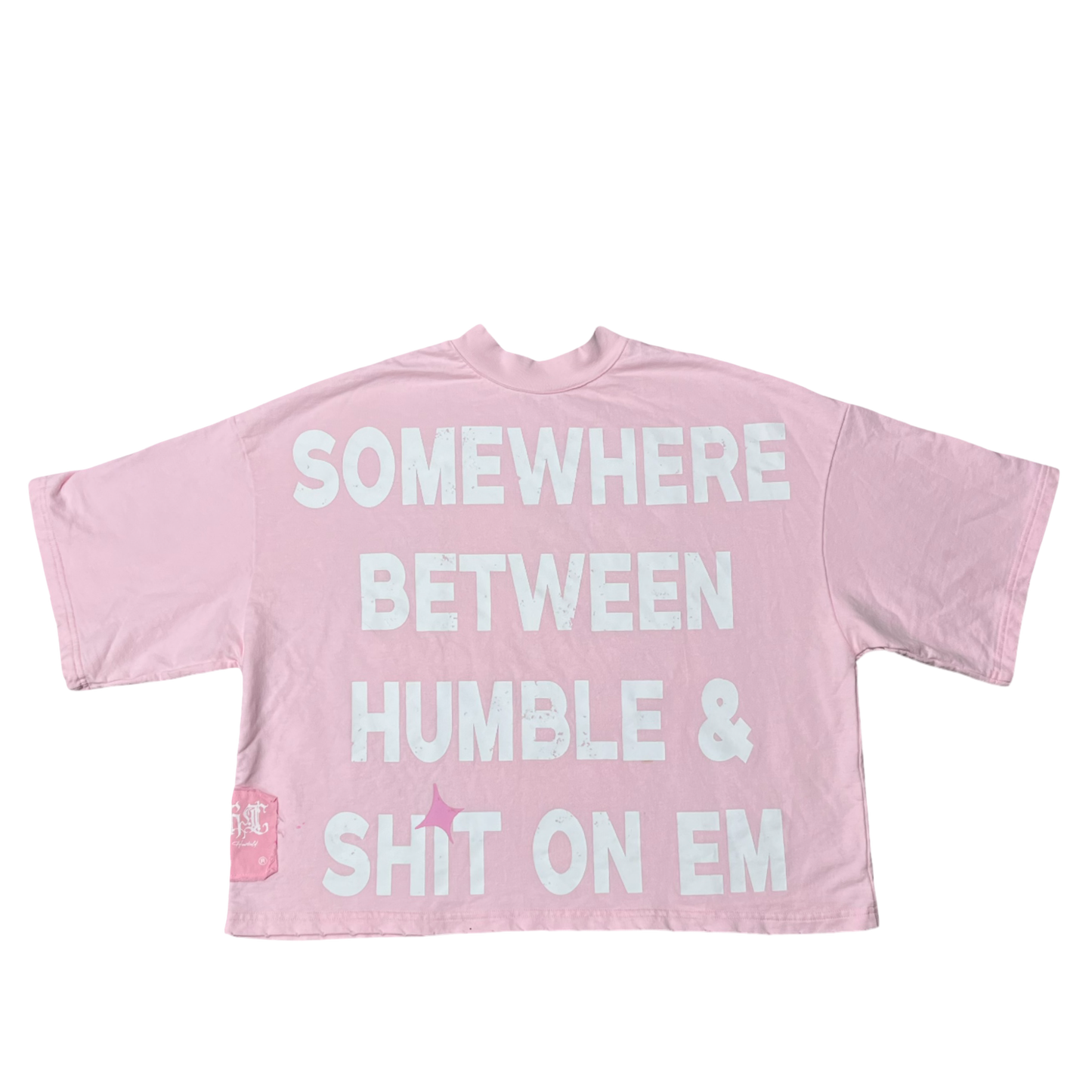 𝕾𝖔𝖒𝖊𝖜𝖍𝖊𝖗𝖊 𝕭𝖊𝖙𝖜𝖊𝖊𝖓 Reversible Tee Pink