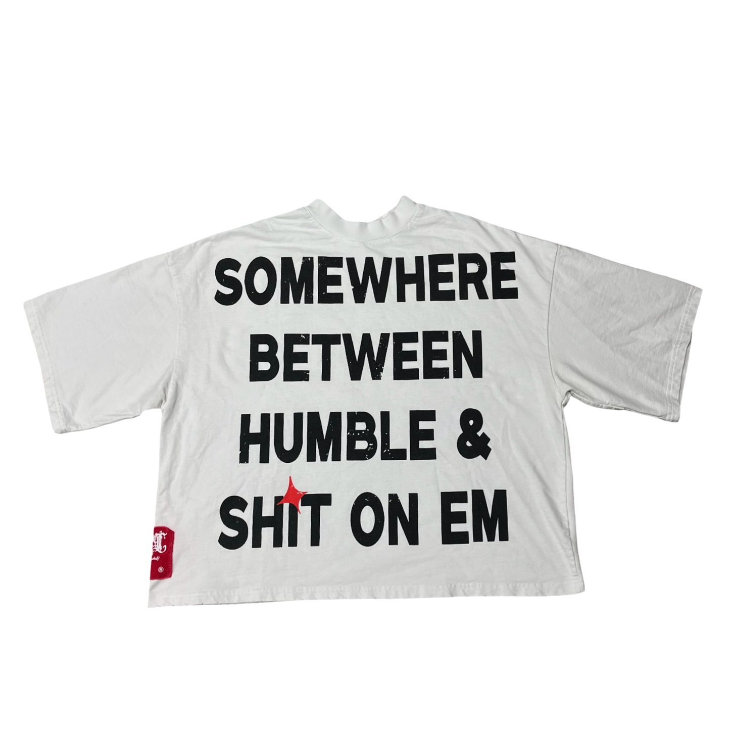 𝕾𝖔𝖒𝖊𝖜𝖍𝖊𝖗𝖊 𝕭𝖊𝖙𝖜𝖊𝖊𝖓 Reversible Tee White